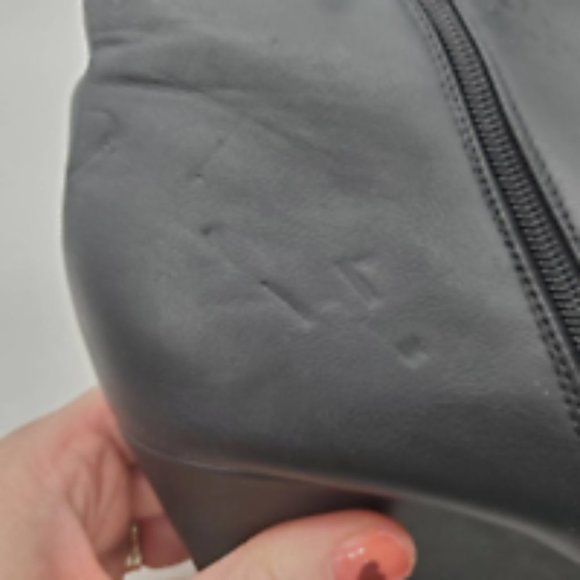 Lane Bryant Womens Ankle Boots Black Pointed Toe Wedge Heels Side Zip‎ 10 W - Picture 12 of 12